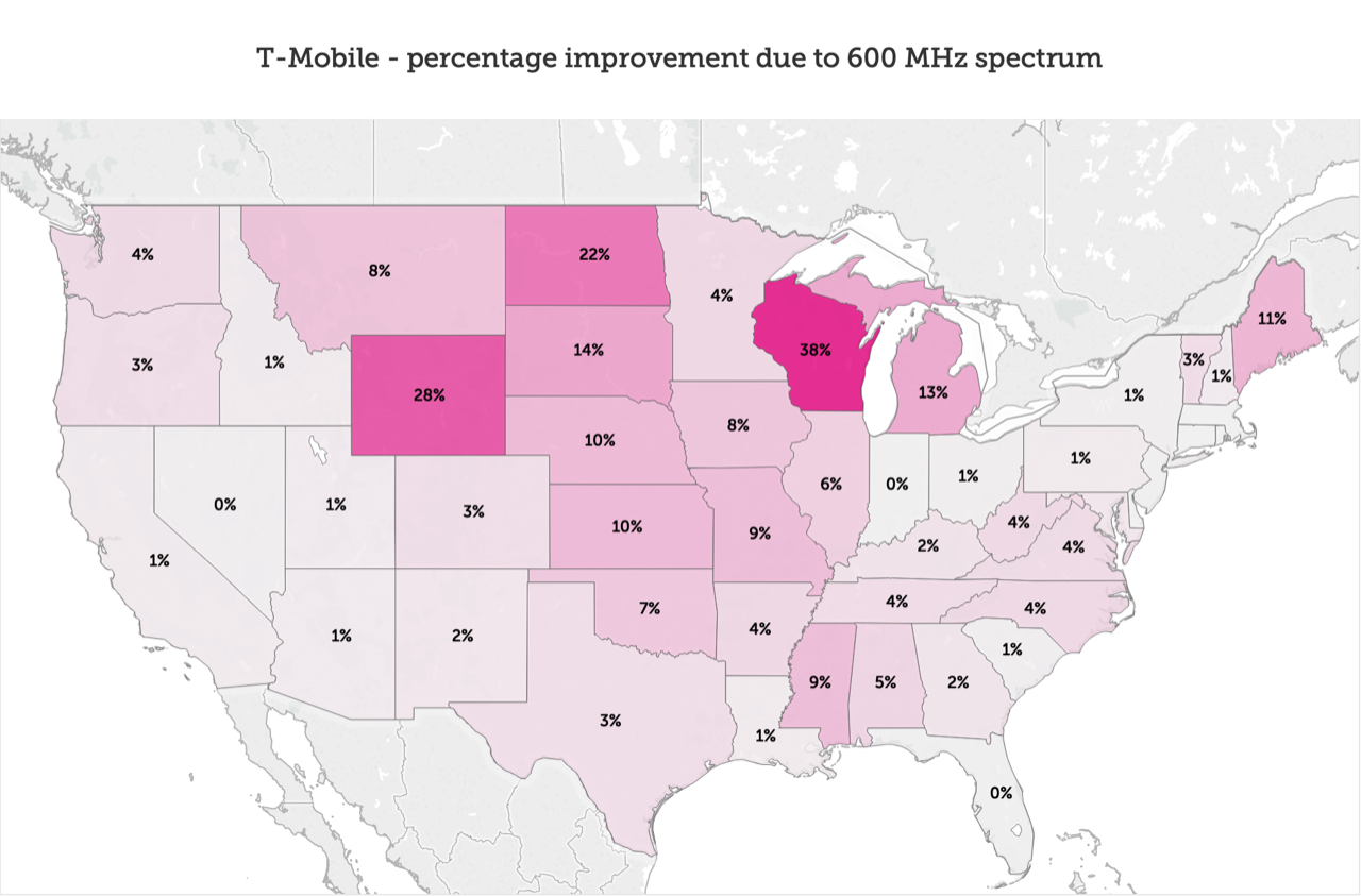 Mapping TMobile’s 600 Mhz rollout